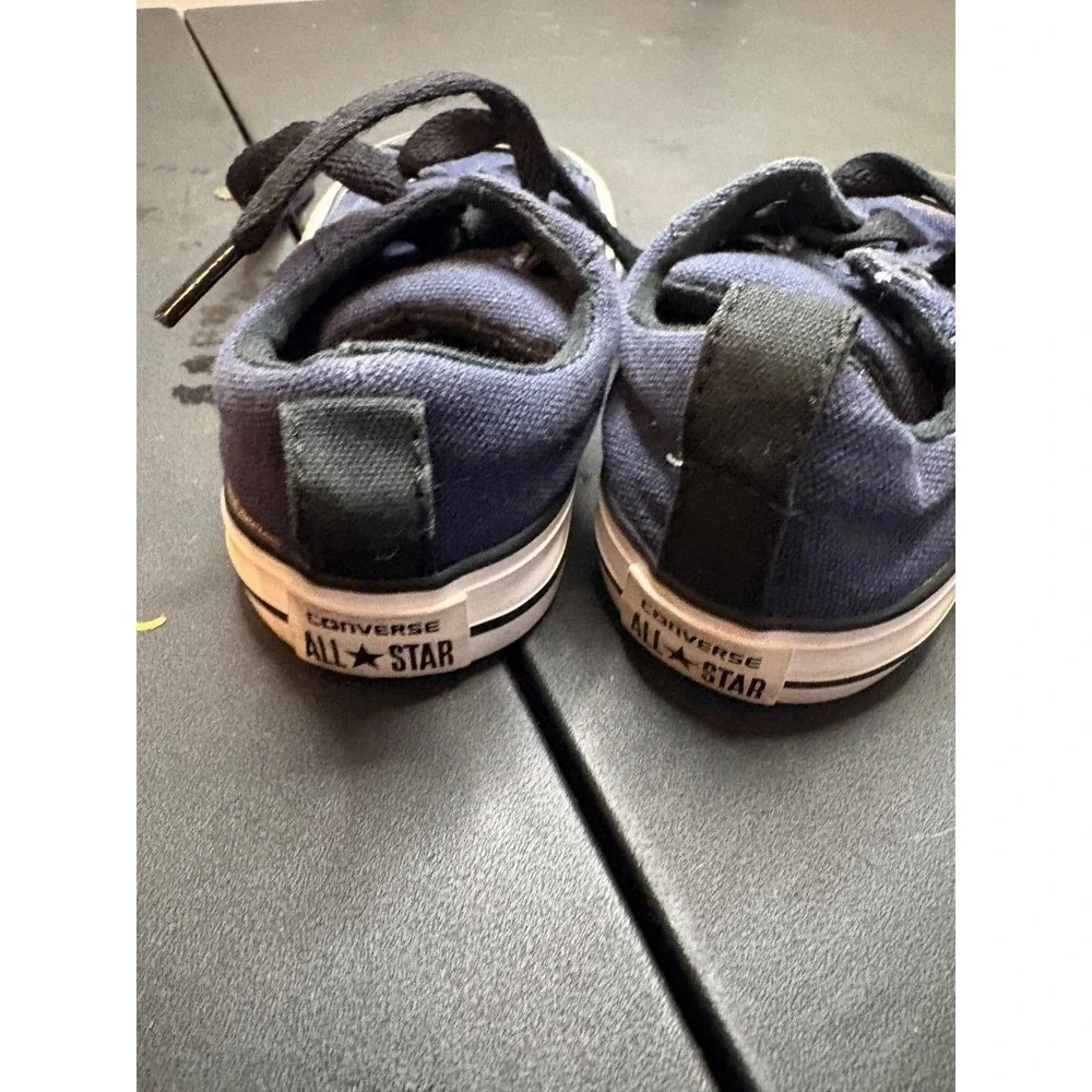 Converse Chuck Taylor All Star Infant Navy Blue Canvas Low Top Sneakers Size 5